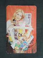 Kártyanaptár,Debrecen ÁFÉSZ,élelmiszer ABC áruházak,női modell,1980  (4)