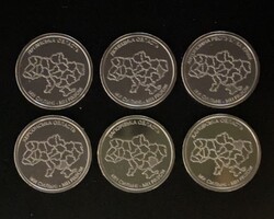 Ukraine - 10 hryven set (6 coins) - 2025 - 2026 - occupied disctricts - UNC