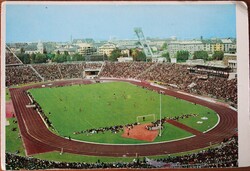 Képeslap, Budapest, Népstadion Fotó: Aszódi Gyula (e)