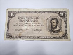 1946-os 1000000 B.-Pengő VF+
