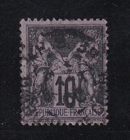 1877 Franciaország 10 c Régi Bélyeg
