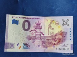 NÉMETORSZÁG 0 EURO 2021 SYLT ÉSZAKI-FRÍZ-SZIGETEK VILÁGÍTÓTORONY MADÁR! RITKA EMLÉK PAPÍRPÉNZ! UNC!