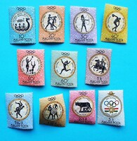 (Z) 1960. Olimpia III. sor** - Róma - (Kat.: 1.320.-)