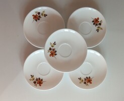 Arcopal francia porcelán kávés csészeajak 5 db