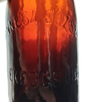 Hannesz József Békéscsaba dombornyomásos sörösüveg 0,55L - 1910-1930