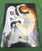 A T.: Léda! Art deco kerámia! 1957!