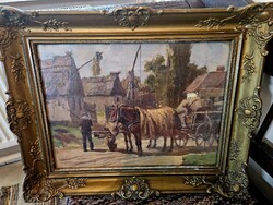 Károly Jakab Horse Landscape