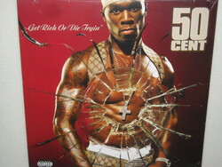 50 CENT GET RICH OR DIE TRYIN' Vinyl LP ÚJ gyári bontatlan -DUPLA-