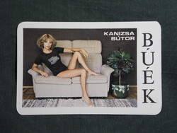 Kártyanaptár,Kanizsa bútorgyár,Nagykanizsa,erotikus női modell,1982  (4)