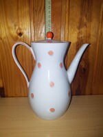 Bavaria Schirnding porcelán kancsó, pöttyös kanna