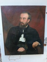 Olajfestmény-Biedermeier portré.