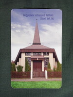 Kártyanaptár,Vallás,Zsoltár idézet,Debrecen Nagysándortelepi Református Templom, 2014  (4)