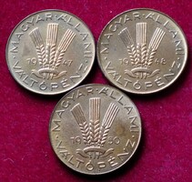 20 Fillér ARTEX citrom sor. 1947, 1978, 1950 aUNC.