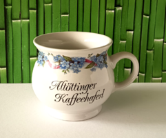 VINTAGE NEFELEJCS MINTÁS NÉMET PORCELÁN POCAKOS BÖGRE