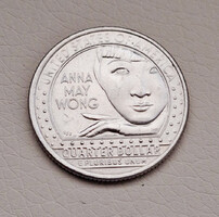 Amerikai Egyesült Államok ¼ Dollár, 2022 - Anna May Wong - D - Emlékérme