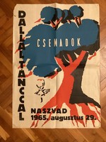 Csemadok Dallal Tánccal , Naszvad 1965 .