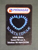 Kártyanaptár,Barta István Zoltán,Prímagáz gázpalack cseretelep,Békés,2015  (4)