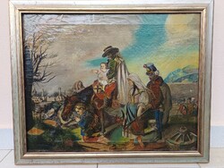 Biedermeier festmény  1848 - 49 szabadságharc