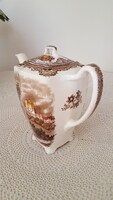 Johnson Bros English earthenware tea and coffee pot, jug