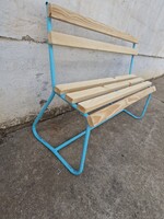 Retro kisméretű strand pad retro kerti pad régi kertipad szánkotalpas pad