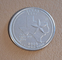Amerikai Egyesült Államok ¼ Dollár, 2004 - Texas - D - Emlékérme