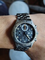 Revue Thommen Airspeed pilot chrono automata chronográf férfi karóra