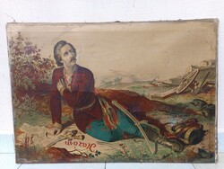 Petőfi Sándor festmèny nyomata