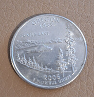 Amerikai Egyesült Államok ¼ Dollár, 2005 - Oregon - D - Emlékérme