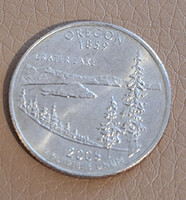 Amerikai Egyesült Államok ¼ Dollár, 2005 - Oregon - P - Emlékérme