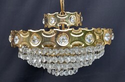 Crystal chandelier hollywood regency style