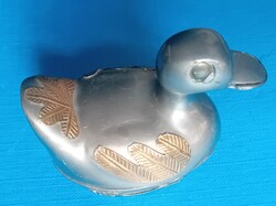 Ón bonbonier réz veretekkel , kacsa forma