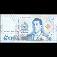 Thaiföld 50 Baht 2018 P-136b (4) UNC