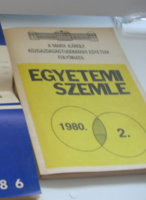 Retro Marx Károly Egyetem 1980.2. Egyetemi Szemle