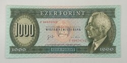 1000 Forint 1996 F sorozat - aUNC (Hajtatlan) tartás - RITKA BETŰ !!!!!