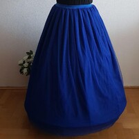 ESKÜVŐ ASZ36E – 5 rétegű királykék maxi tüll szoknya