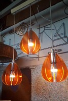 Erich Klemm , retro német AKA Electric plexi csillár, mennyezeti lámpa