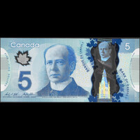 Kanada 5 Dollars 2013 Polymer P-106c UNC