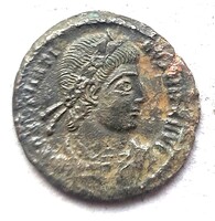 Római bronz CONSTANTIUS II Katonák lándzsával (G14)