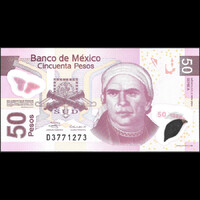 Mexikó 50 Pesos 2004 Polymer P-123d UNC