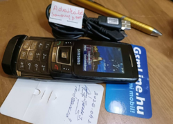 Samsung D900 Mobiltelefon fekete