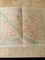 Antik Firenze térkép (Florenz) – Meyers Lexikon, kb. 1895–1900