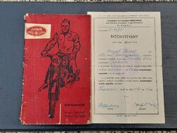 JAWA Német nyelvű motor javító könyve vagy útmutató szerelési könyve