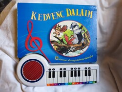 Kedvenc dalaim – 12 könnyen elzongorázható dalocska című interaktív zenélő könyv. 2001.