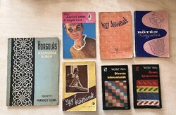 Horgolás, kötés, kézimunka antikvár könyvcsomag
