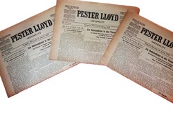 Antik 1939 " PESTER LLOYD " A spanyol nácik győzelme újság szép állapot DARABRA