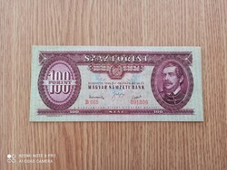 1949 100 Ft MINTA Rákosi címerrel UNC! RITKA