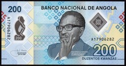 Angola 200 kwanzas polymer UNC 2020