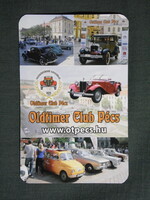 Kártyanaptár,Oldtimer Club Pécs,veterán autó, 2016  (4)