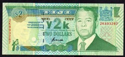 Fidzsi-szigetek 2 dollár jubileumi UNC 2000