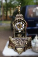 1700 As évek beli Boulle Francia fali konzol óra.
